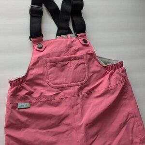 Jan & Jul Cozy-Dry Fleece Lined Snow & Rain Bib Overalls - Pink! - Size 4T 🌸